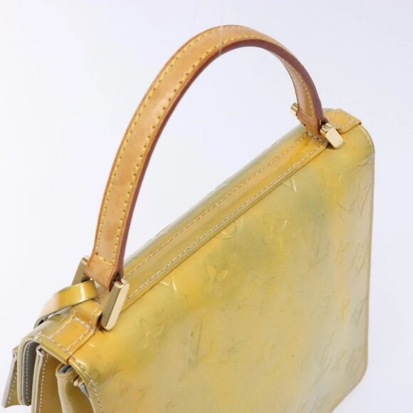 LOUIS VUITTON Monogram Vernis Spring Street Hand Bag Gris M91029 LV Auth 140998 - Picture 10 of 15